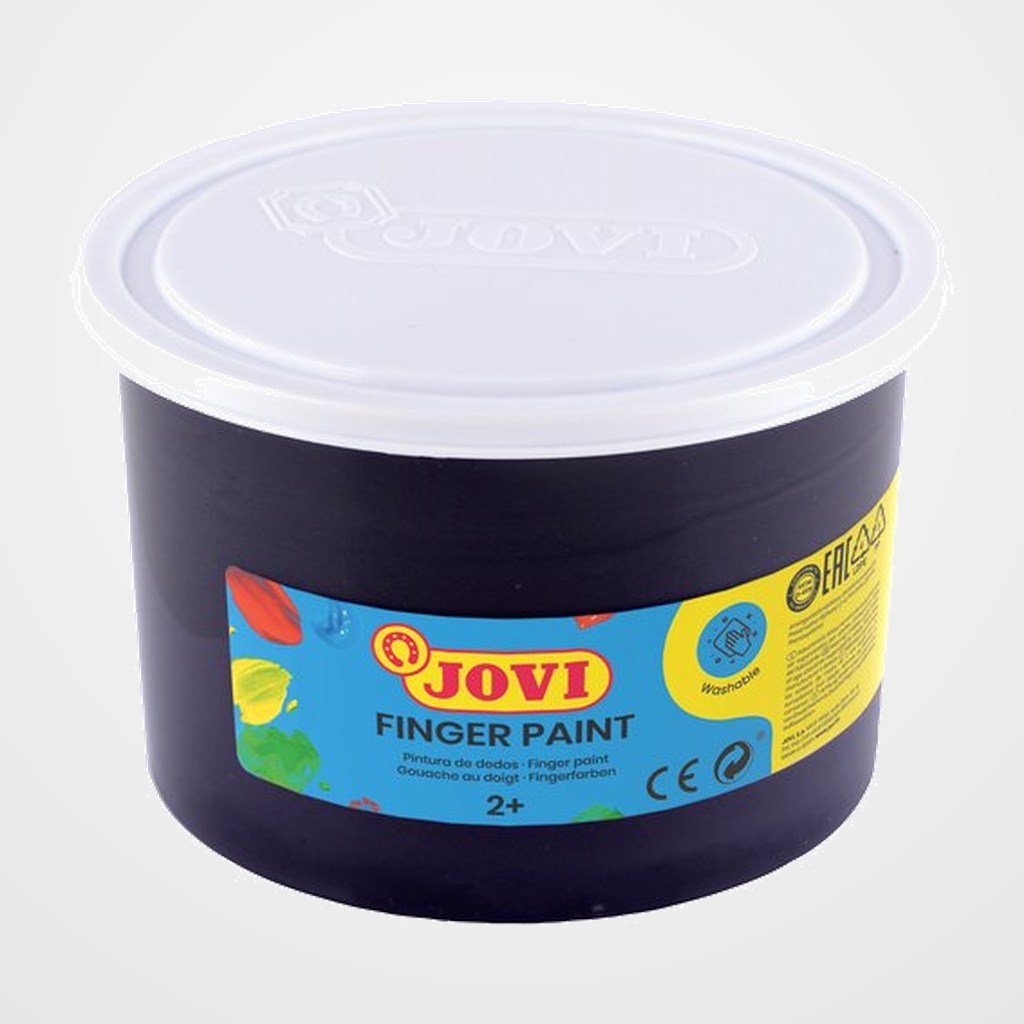 PINTURA de DEDOS JOVI 500 ml (bote) NEGRO