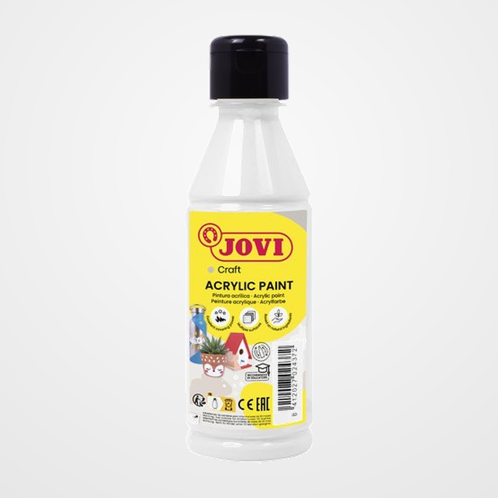 PINTURA LATEX JOVI DECOR 250 ml (botella) BLANCO