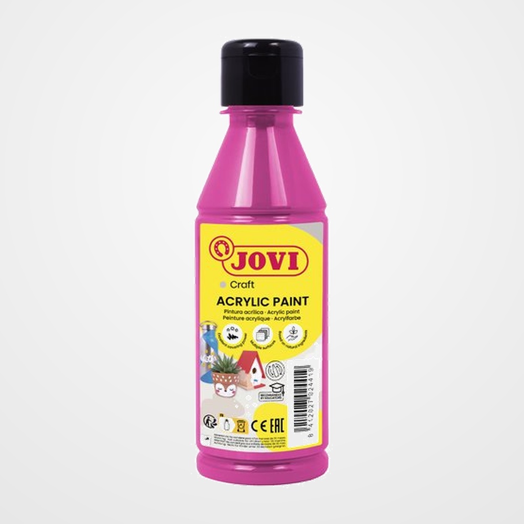 PINTURA LATEX JOVI DECOR 250 ml (botella) MAGENTA