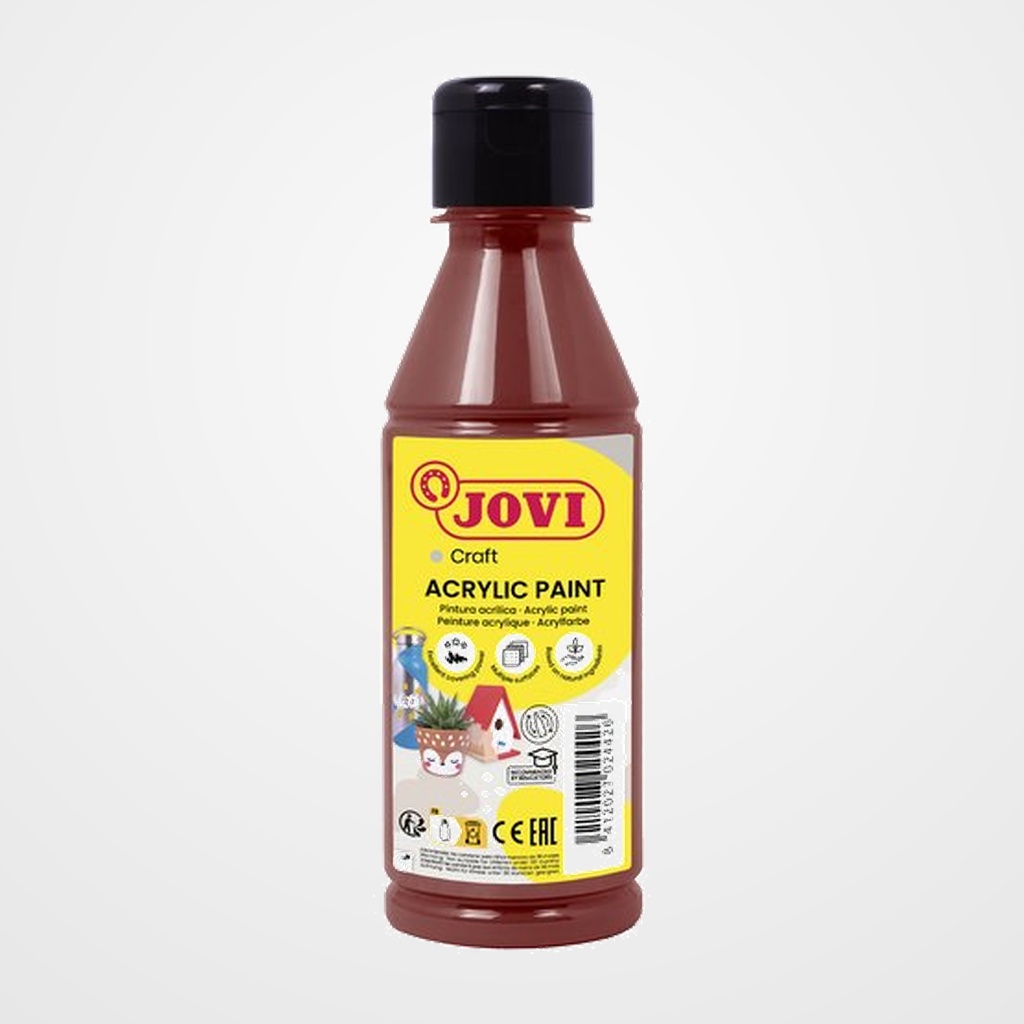 PINTURA LATEX JOVI DECOR 250 ml (botella) MARRON