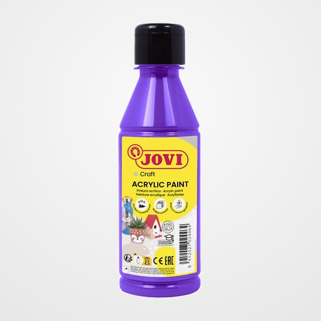 [23501069] PINTURA LATEX JOVI DECOR 250 ml (botella) VIOLETA