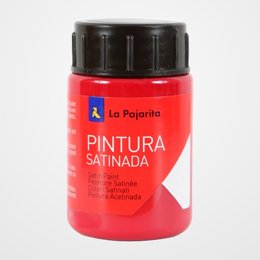 PINTURA LATEX LA PAJARITA 35 ml (bote) CARMIN L-09