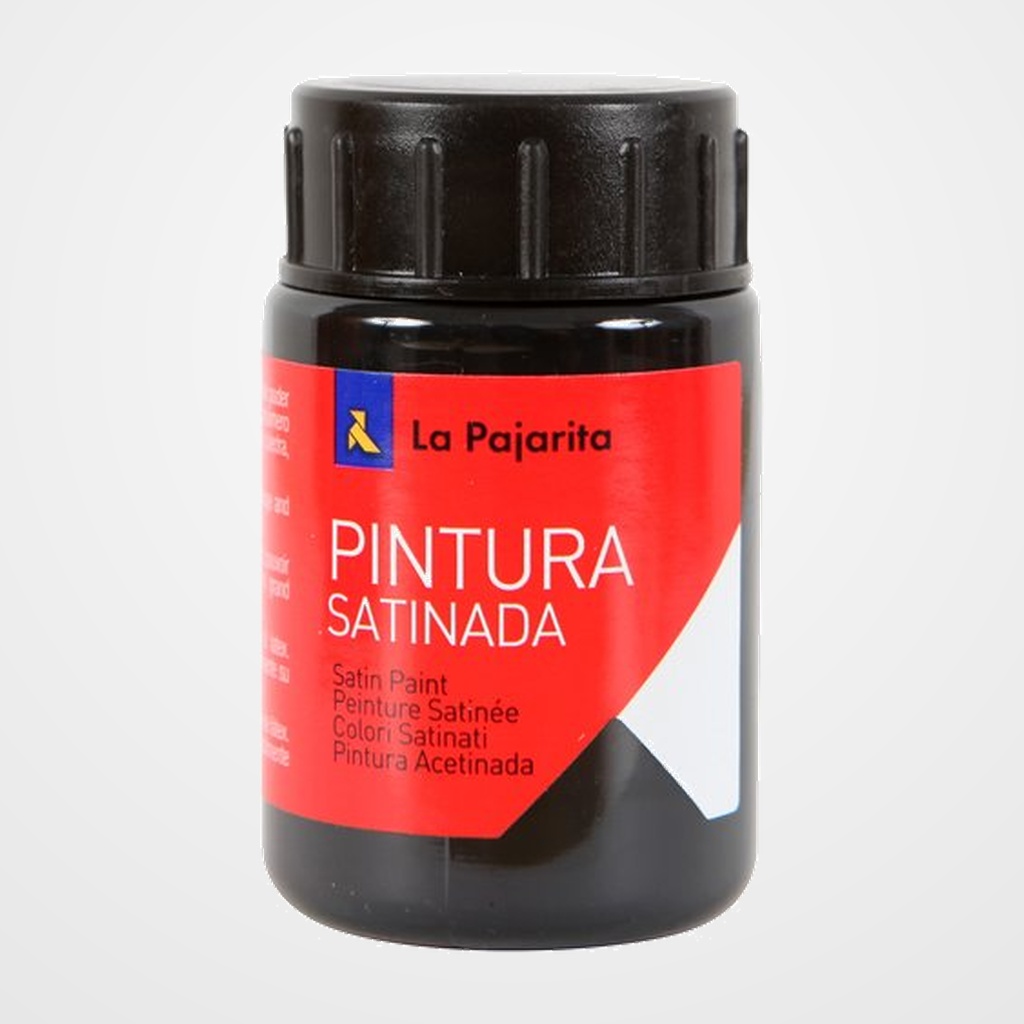 PINTURA LATEX LA PAJARITA 35 ml (bote) NEGRO L-22
