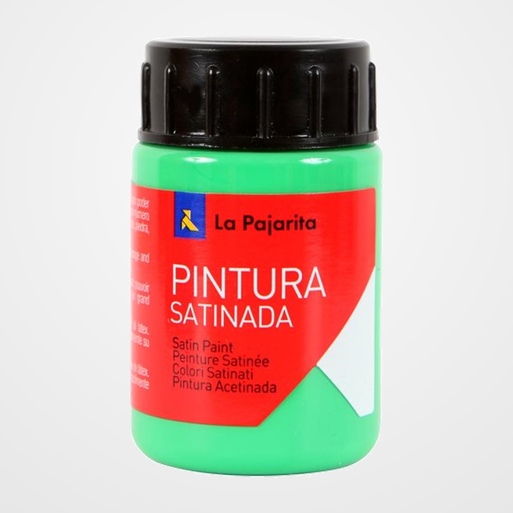 PINTURA LATEX LA PAJARITA 35 ml (bote) VERDE CESPED L-38