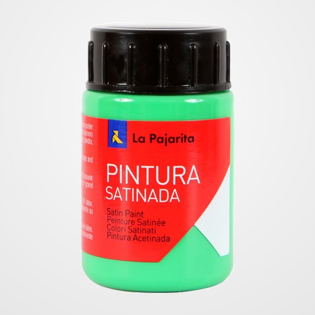 PINTURA LATEX LA PAJARITA 35 ml (bote) VERDE LORO L-37