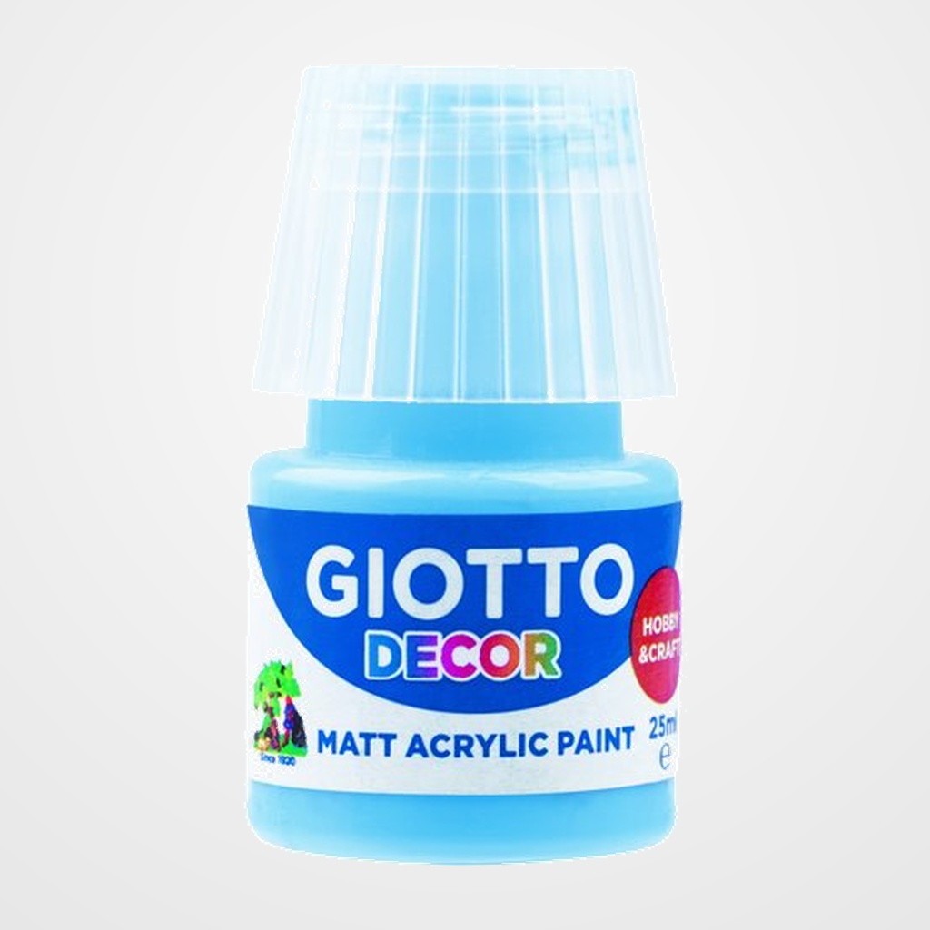 PINTURA ACRILICA GIOTTO 25 ml (bote) AZUL CELESTE