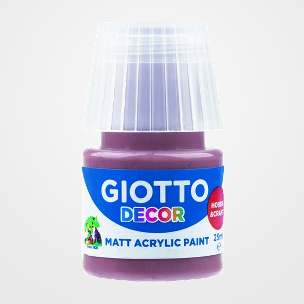 PINTURA ACRILICA GIOTTO 25 ml (bote) MARRON TIERRA