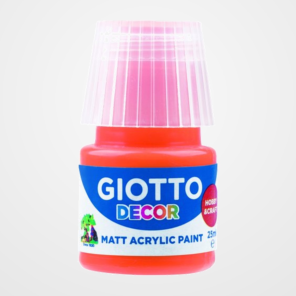 PINTURA ACRILICA GIOTTO 25 ml (bote) NARANJA