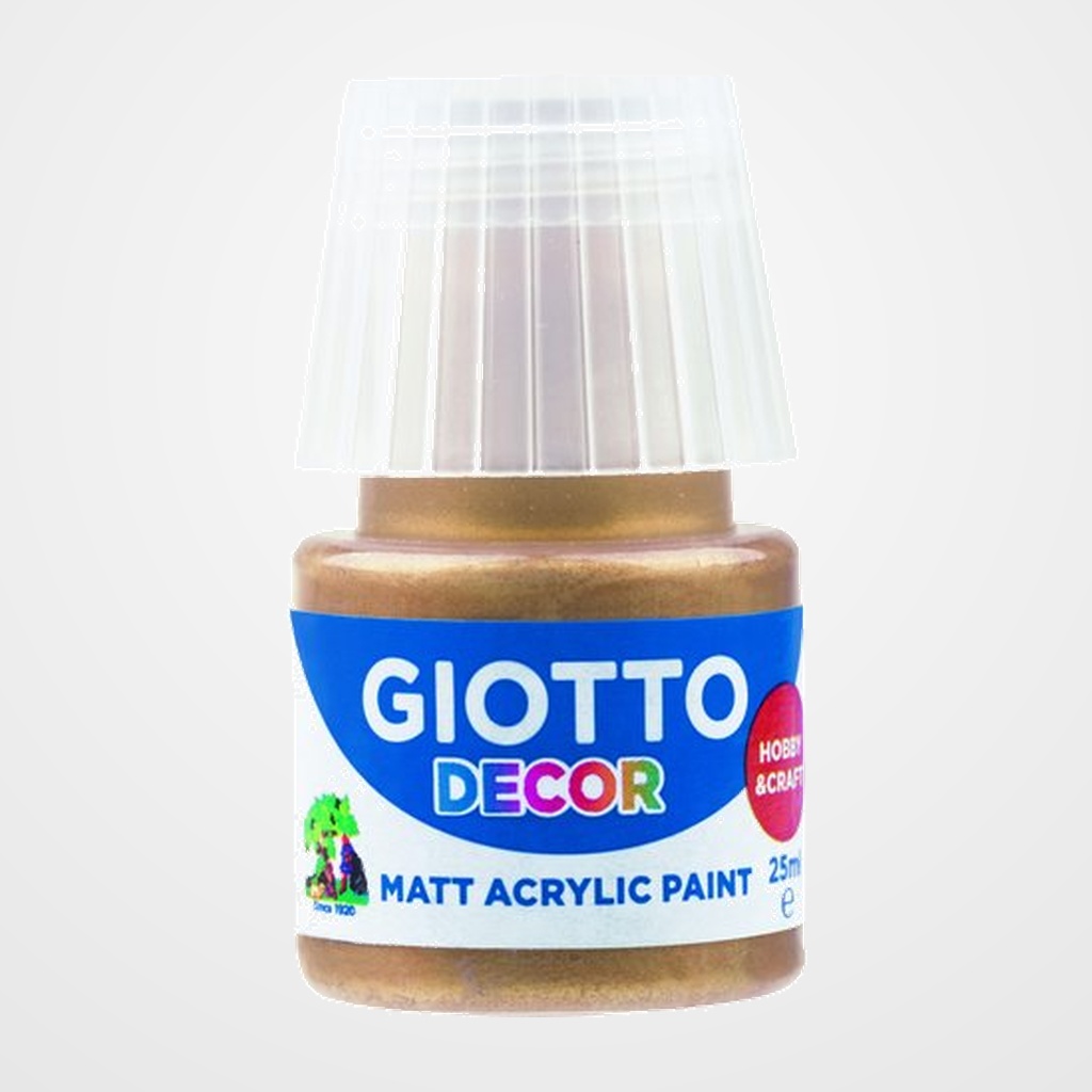 PINTURA ACRILICA GIOTTO 25 ml (bote) ORO