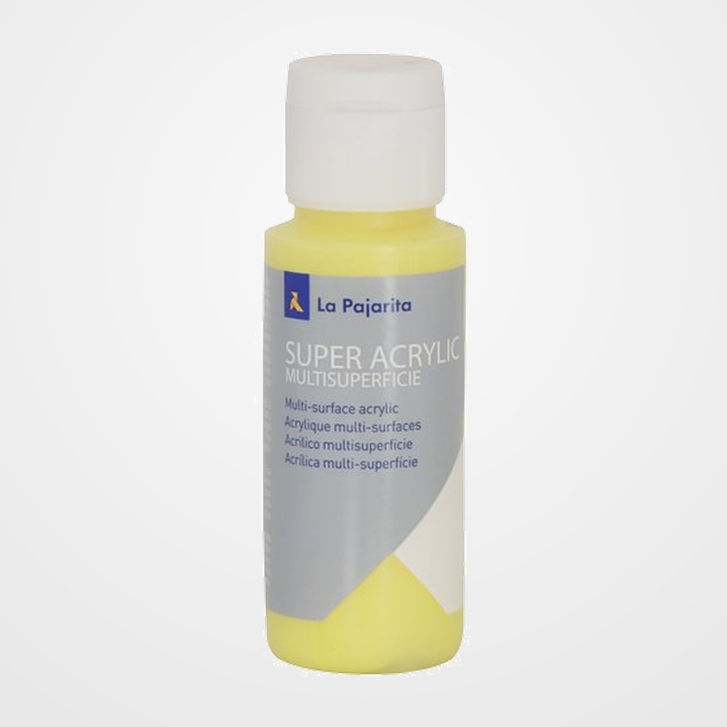 PINTURA ACRILICA LA PAJARITA 60 ml (bote) AMARILLO LIMON A-03
