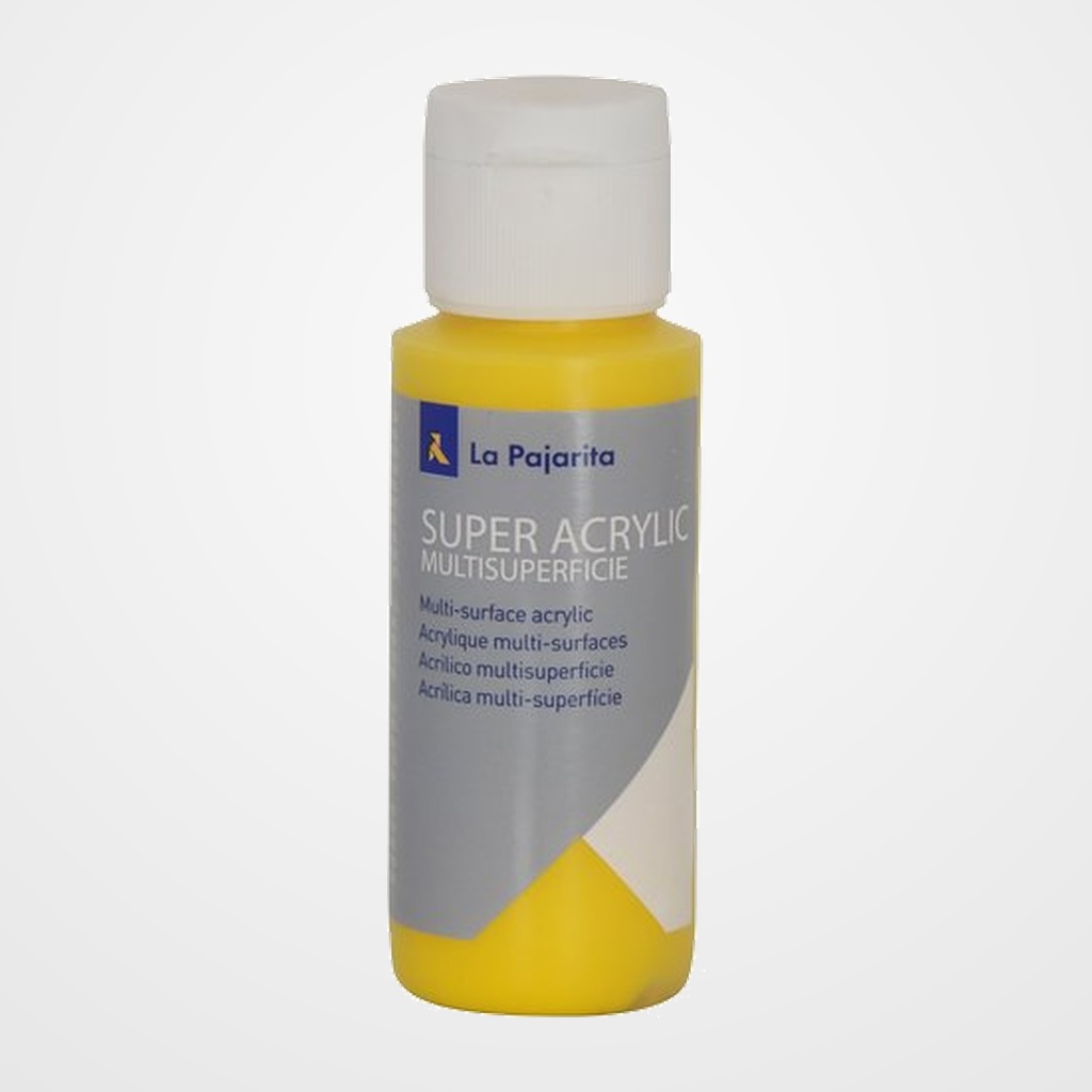 PINTURA ACRILICA LA PAJARITA 60 ml (bote) AMARILLO ORO A-04