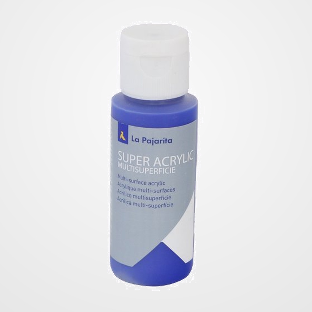PINTURA ACRILICA LA PAJARITA 60 ml (bote) AZUL ULTRAMAR A-59