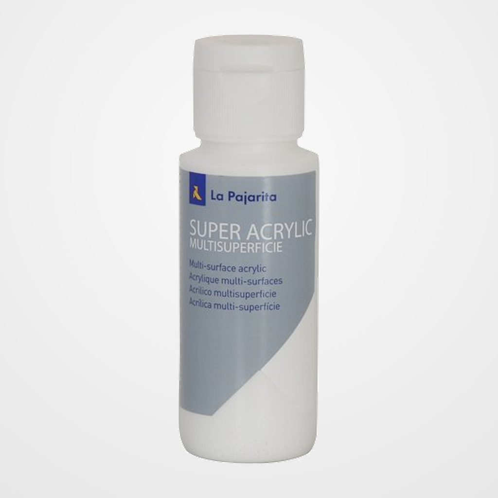 PINTURA ACRILICA LA PAJARITA 60 ml (bote) BLANCO A-01