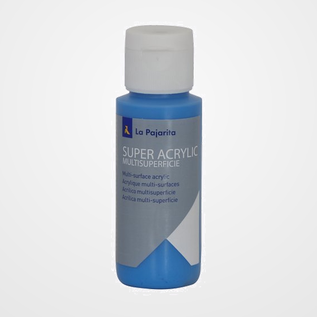 PINTURA ACRILICA LA PAJARITA 60 ml (bote) CYAN A-64
