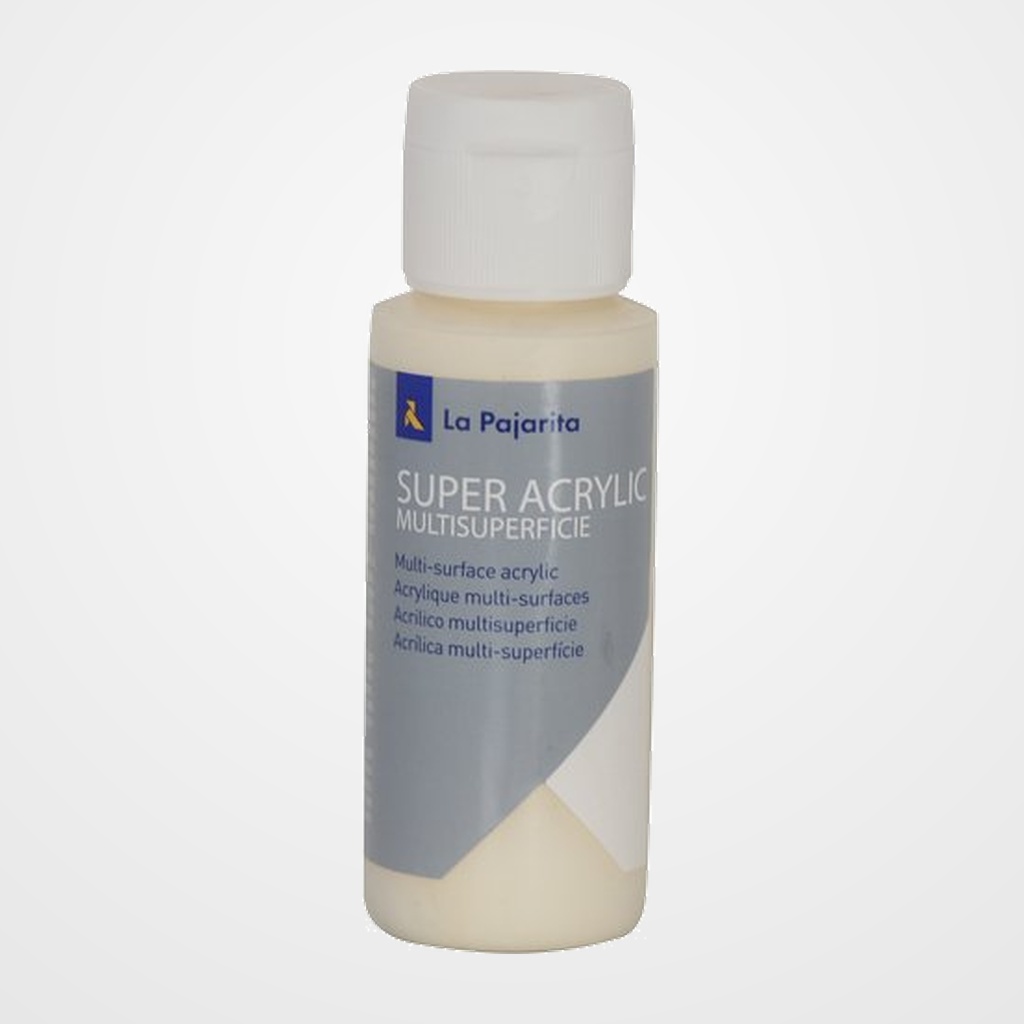 [23501237] PINTURA ACRILICA LA PAJARITA 60 ml (bote) MARFIL A-02