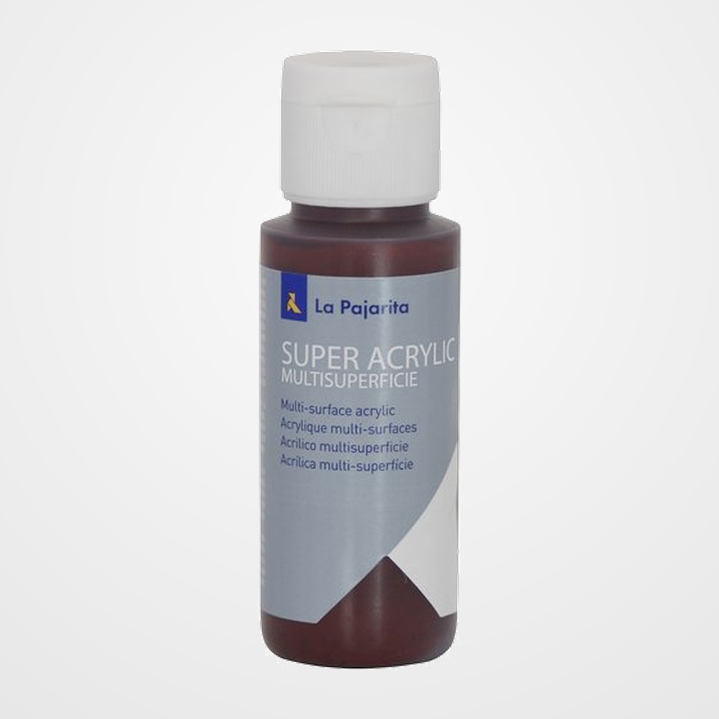 PINTURA ACRILICA LA PAJARITA 60 ml (bote) MARRON ANTIGUO A-19