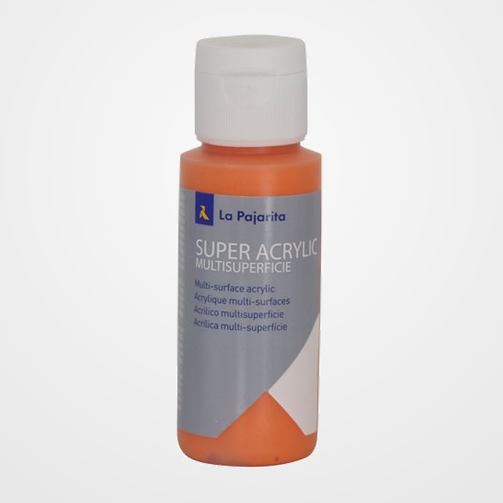 PINTURA ACRILICA LA PAJARITA 60 ml (bote) NARANJA A-07
