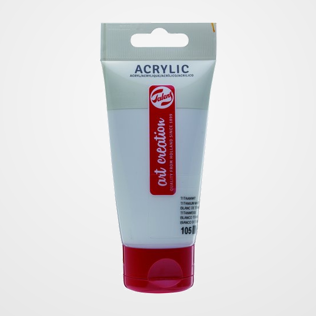 PINTURA ACRILICA TALENS ART CREATION 75 ml (Tubo) BLANCO PURO