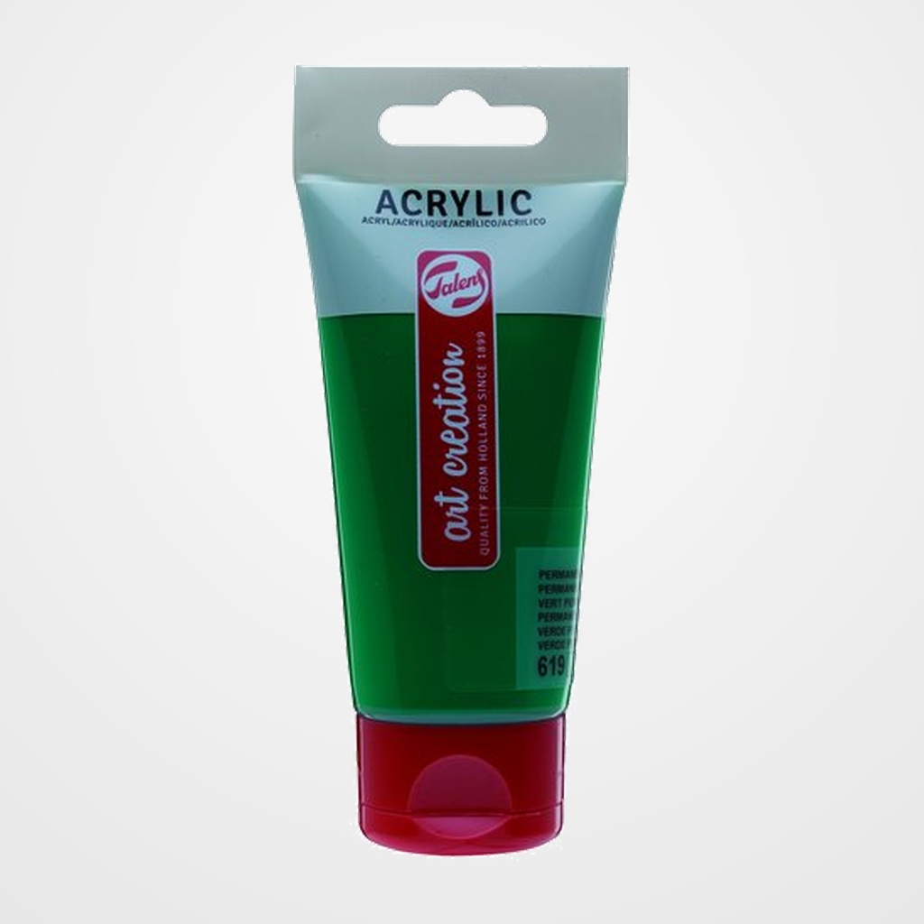 PINTURA ACRILICA TALENS ART CREATION 75 ml (Tubo) VERDE PERMANENTE OSCURO