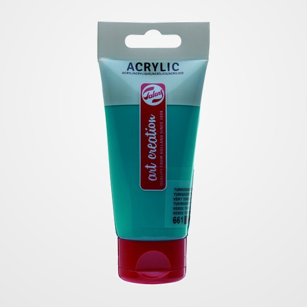 PINTURA ACRILICA TALENS ART CREATION 75 ml (Tubo) VERDE TURQUESA