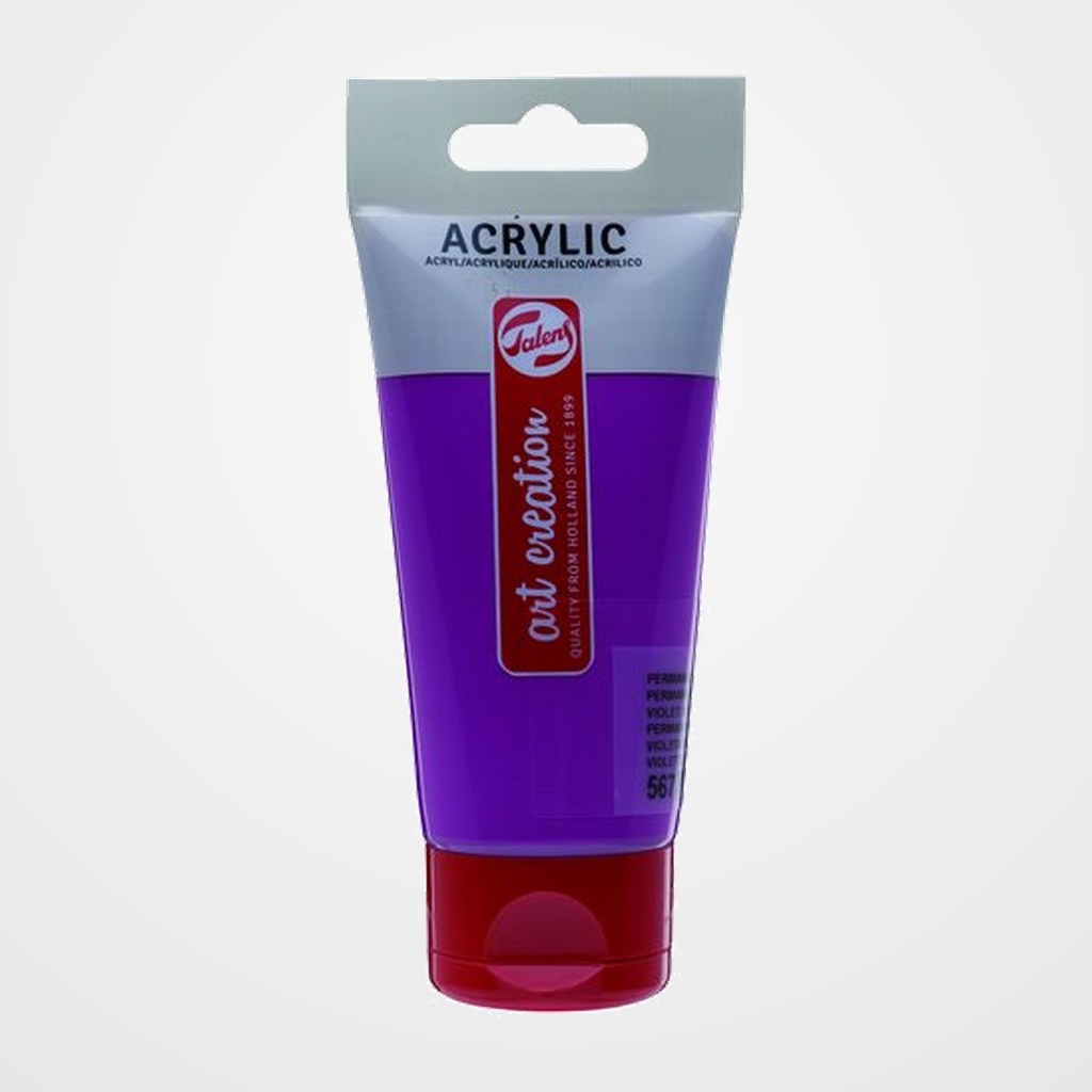 PINTURA ACRILICA TALENS ART CREATION 75 ml (Tubo) VIOLETA ROJIZO PERMANENTE