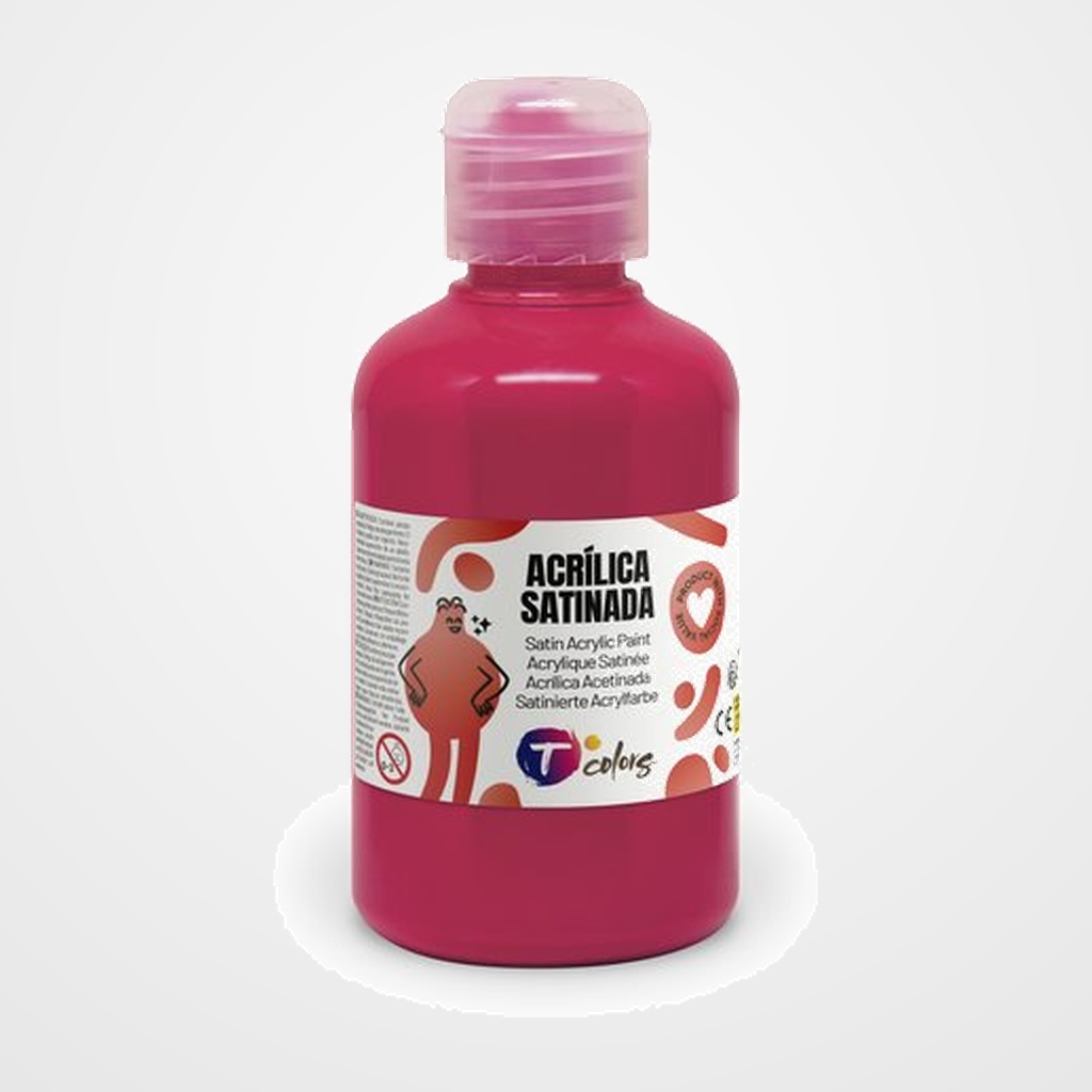 PINTURA ACRILICA TCOLORS 250 ml (botella) MAGENTA