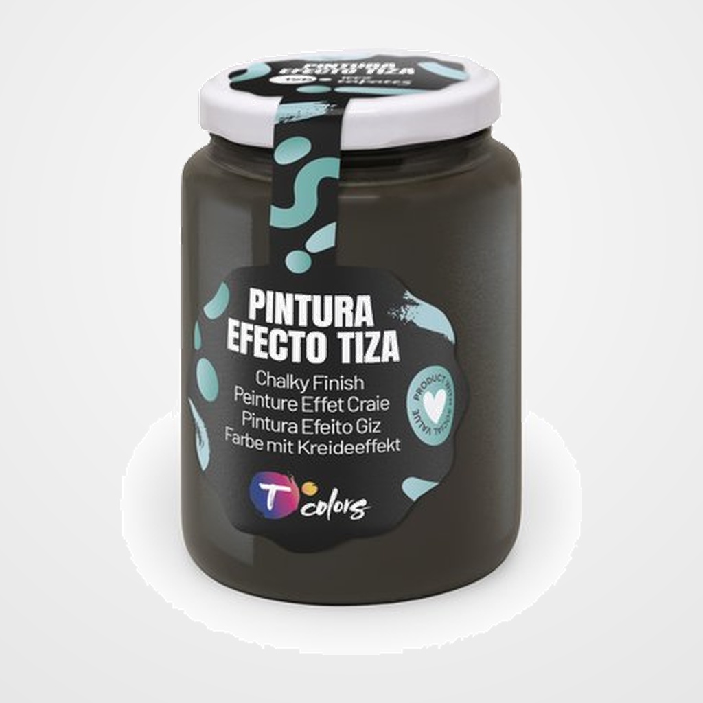 PINTURA CHALK PAINT MARKER TCOLORS 400 ml (bote) CASI NEGRO