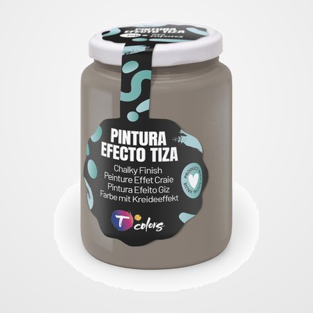 PINTURA CHALK PAINT MARKER TCOLORS 400 ml (bote) GRIS HUMO