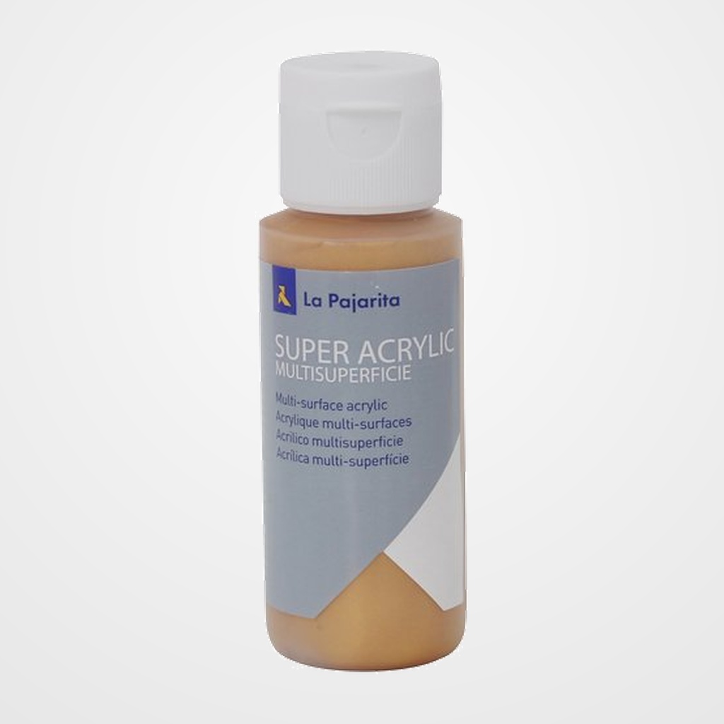PINTURA ACRILICA LA PAJARITA 60 ml (bote) ORO REAL A-47