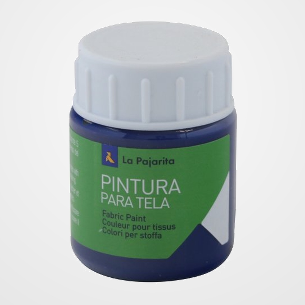 PINTURA para TELA LA PAJARITA 25 ml (bote) AZUL VICTORIA T-04