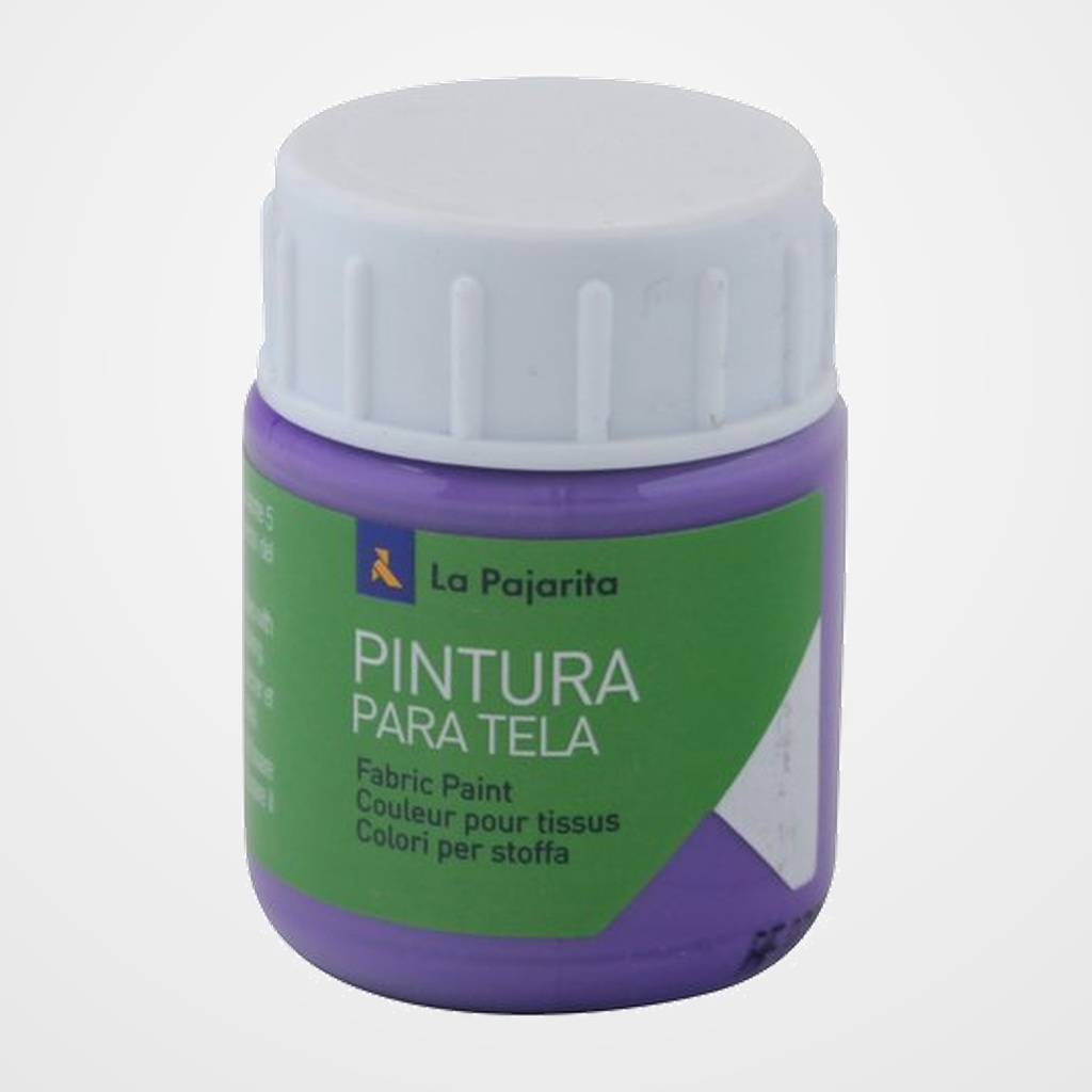 PINTURA para TELA LA PAJARITA 25 ml (bote) LILA T-13