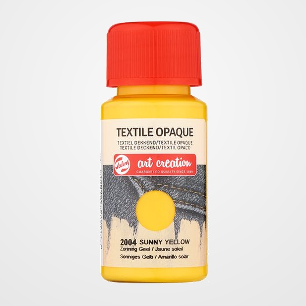 PINTURA para TELA TALENS ART CREATION OPACA 50 ml (bote) AMARILLO SOL