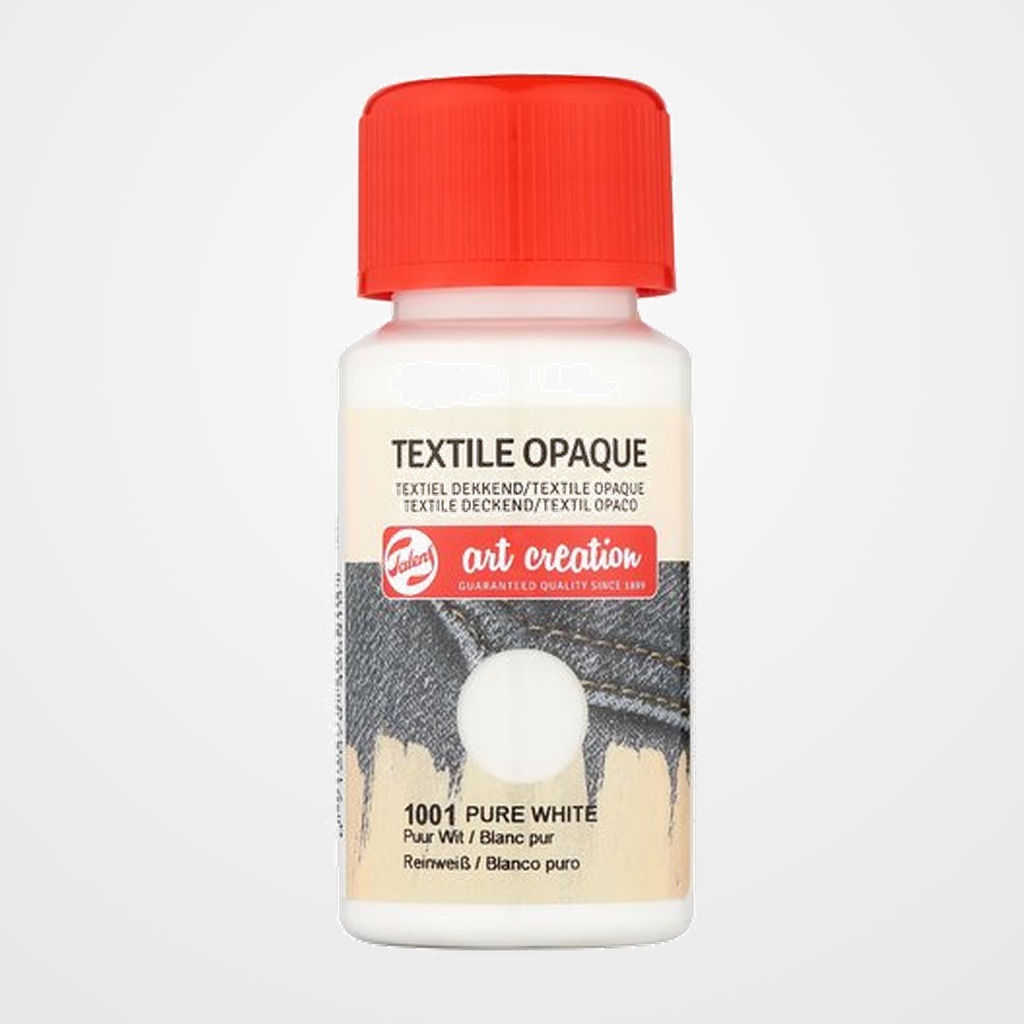 PINTURA para TELA TALENS ART CREATION OPACA 50 ml (bote) BLANCO PURO