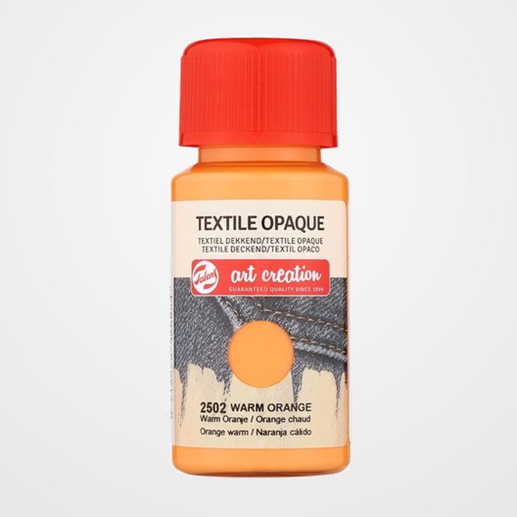 PINTURA para TELA TALENS ART CREATION OPACA 50 ml (bote) NARANJA CALIDO