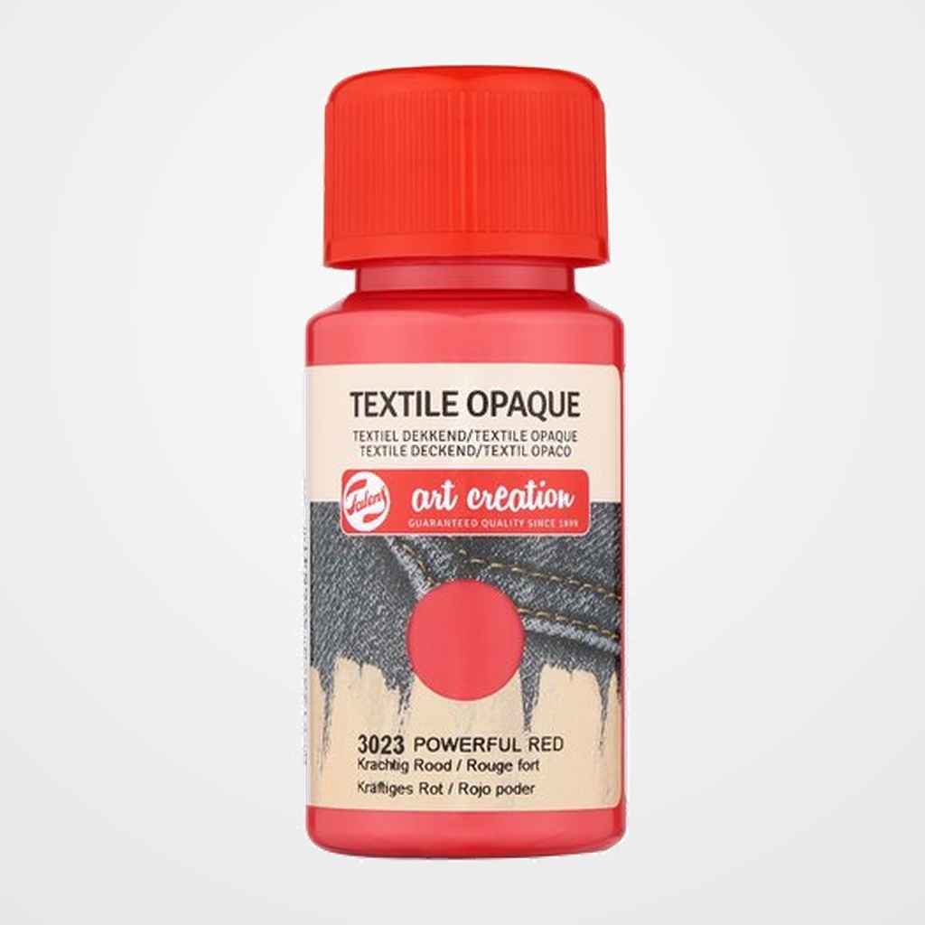 PINTURA para TELA TALENS ART CREATION OPACA 50 ml (bote) ROJO PODER