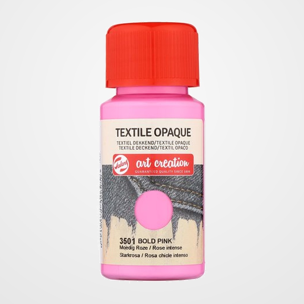 PINTURA para TELA TALENS ART CREATION OPACA 50 ml (bote) ROSA CHICLE
