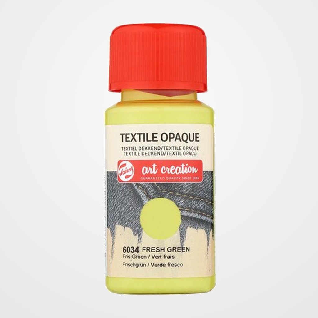PINTURA para TELA TALENS ART CREATION OPACA 50 ml (bote) VERDE FRESCO