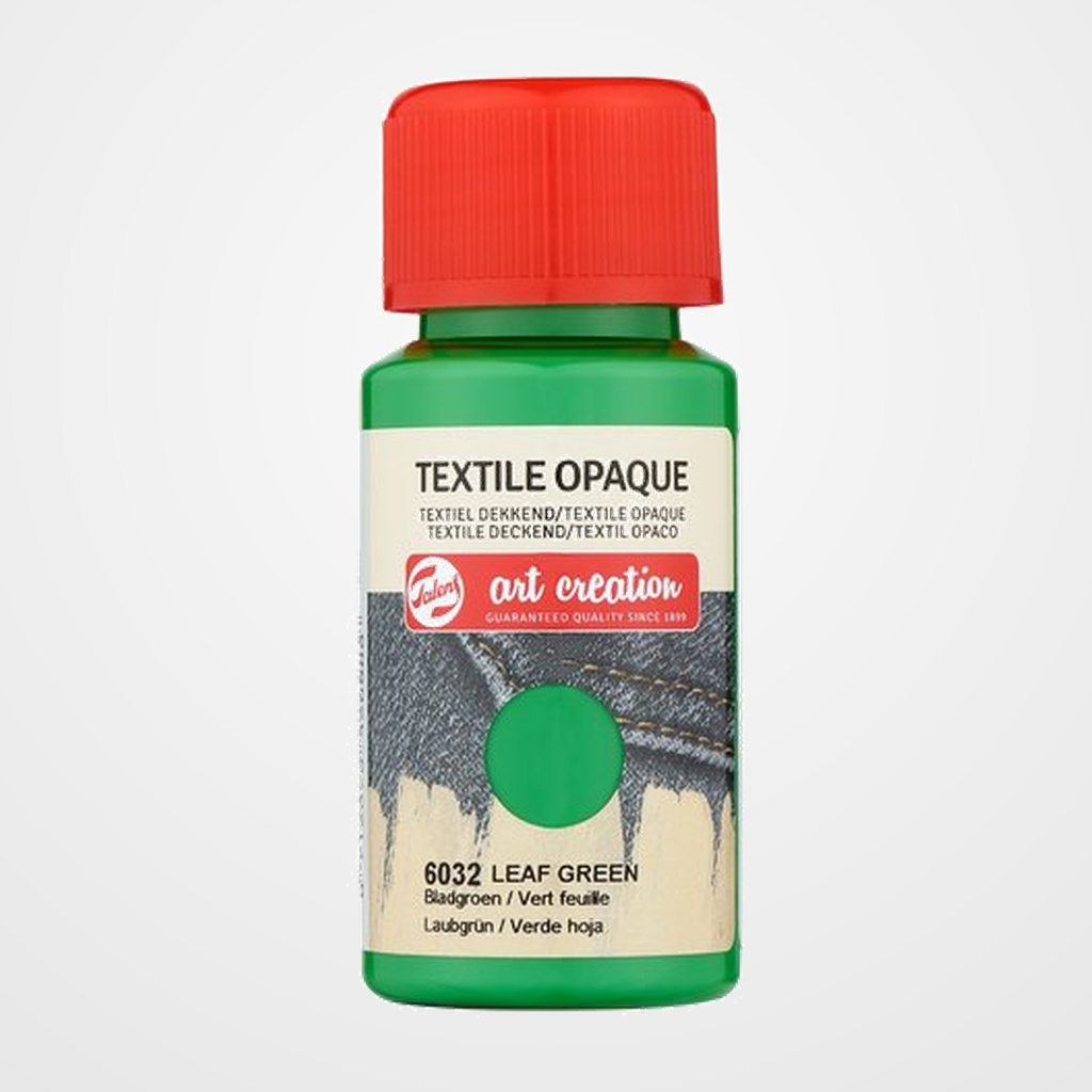 PINTURA para TELA TALENS ART CREATION OPACA 50 ml (bote) VERDE HOJA