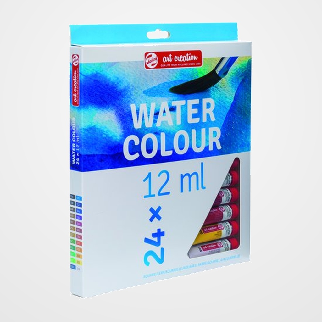 ACUARELAS TALENS ART CREATION SET INICIACION 12 ml (tubo) ESTUCHE de 24