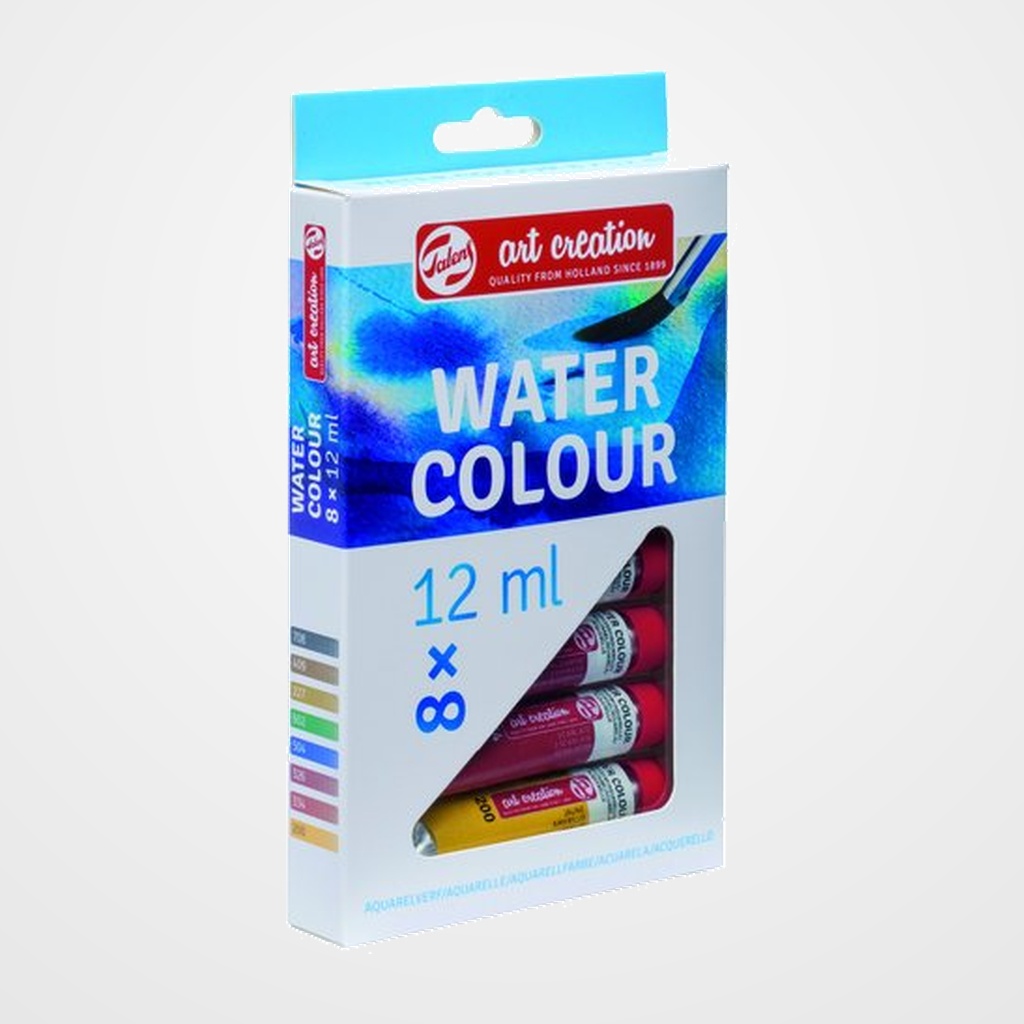 ACUARELAS TALENS ART CREATION SET INICIACION 12 ml (tubo) ESTUCHE de 8