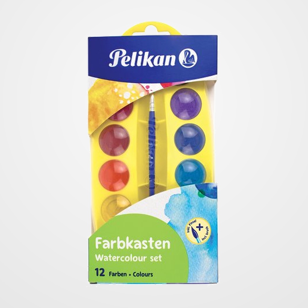 ACUARELAS PELIKAN JUNIOR ESTUCHE de 12 (701242)