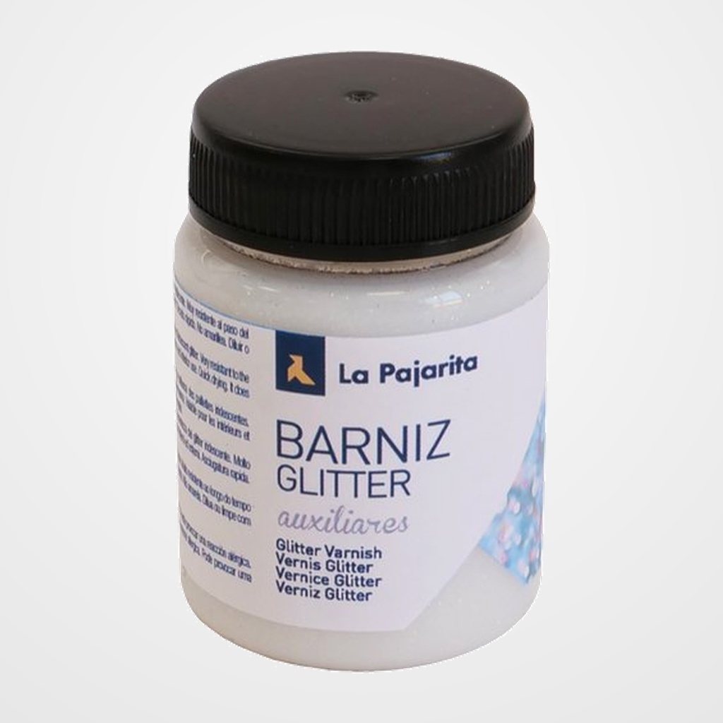 BARNIZ PAJARITA GLITTER IRIDISCENTE 75ml (frasco)