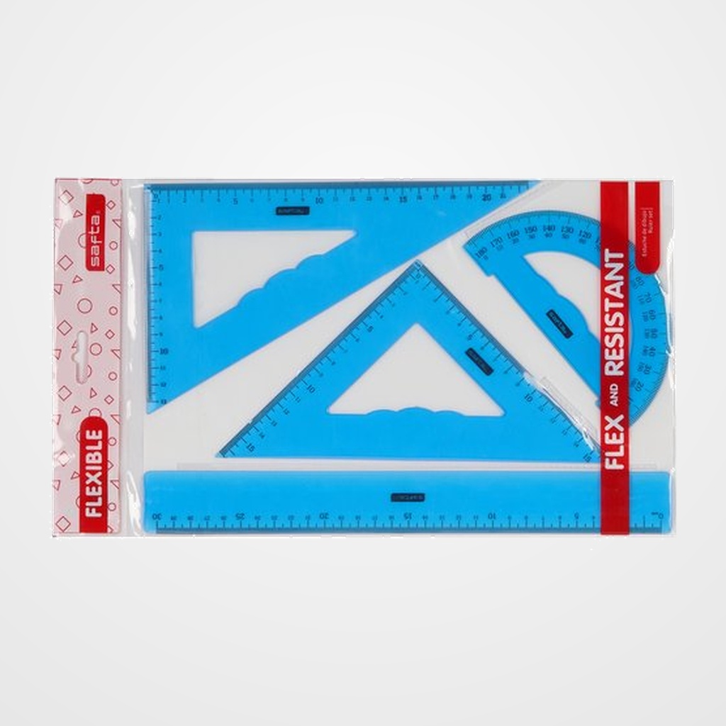 EQUIPO de DIBUJO SAFTA FLEXIBLE SURTIDO