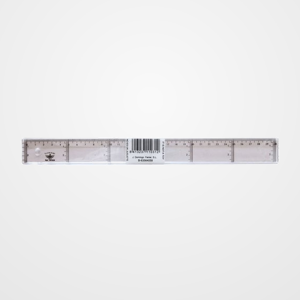 REGLAS CRISTAL 40 CTM.