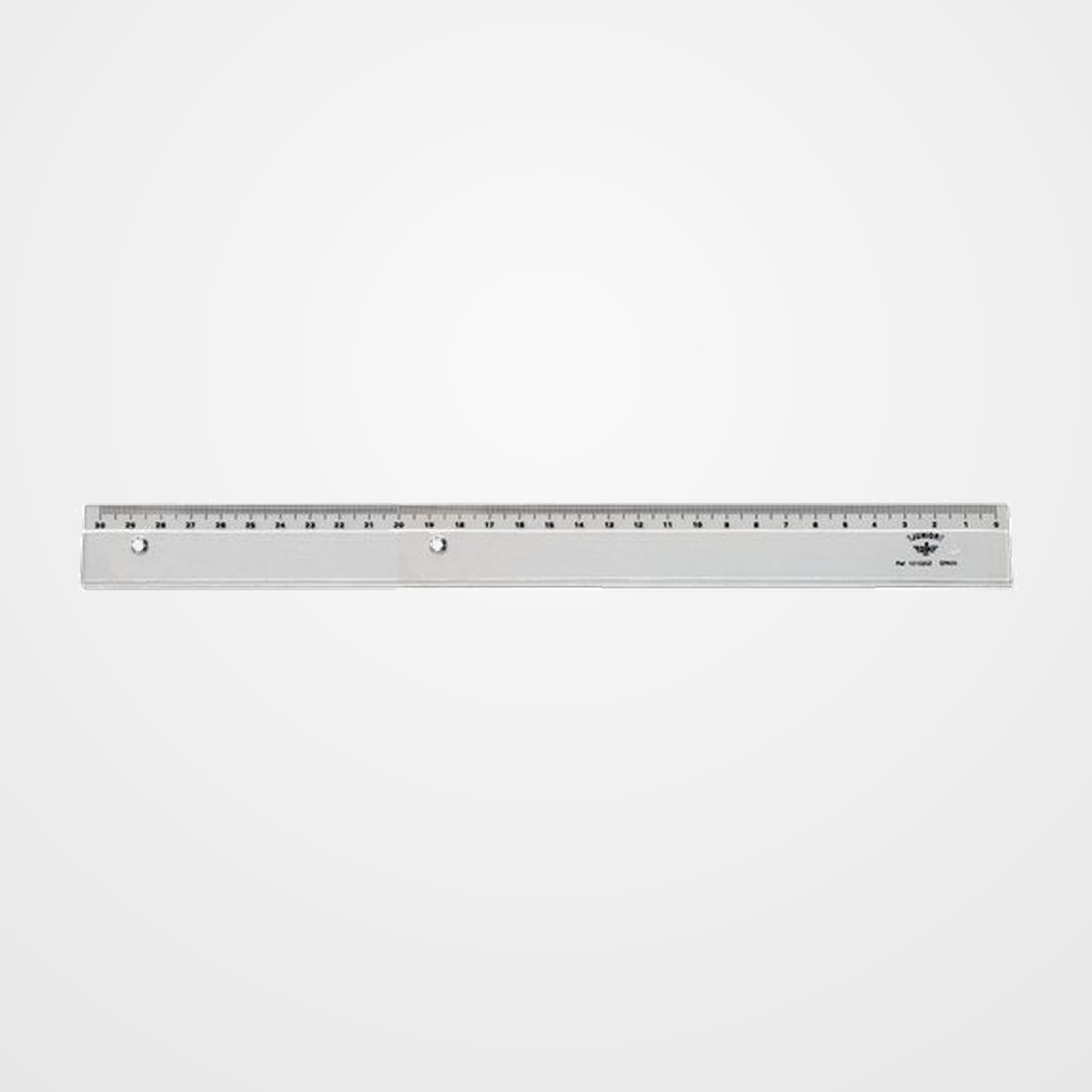 REGLA CRISTAL KUM ZURDOS 30 CENTIMETROS