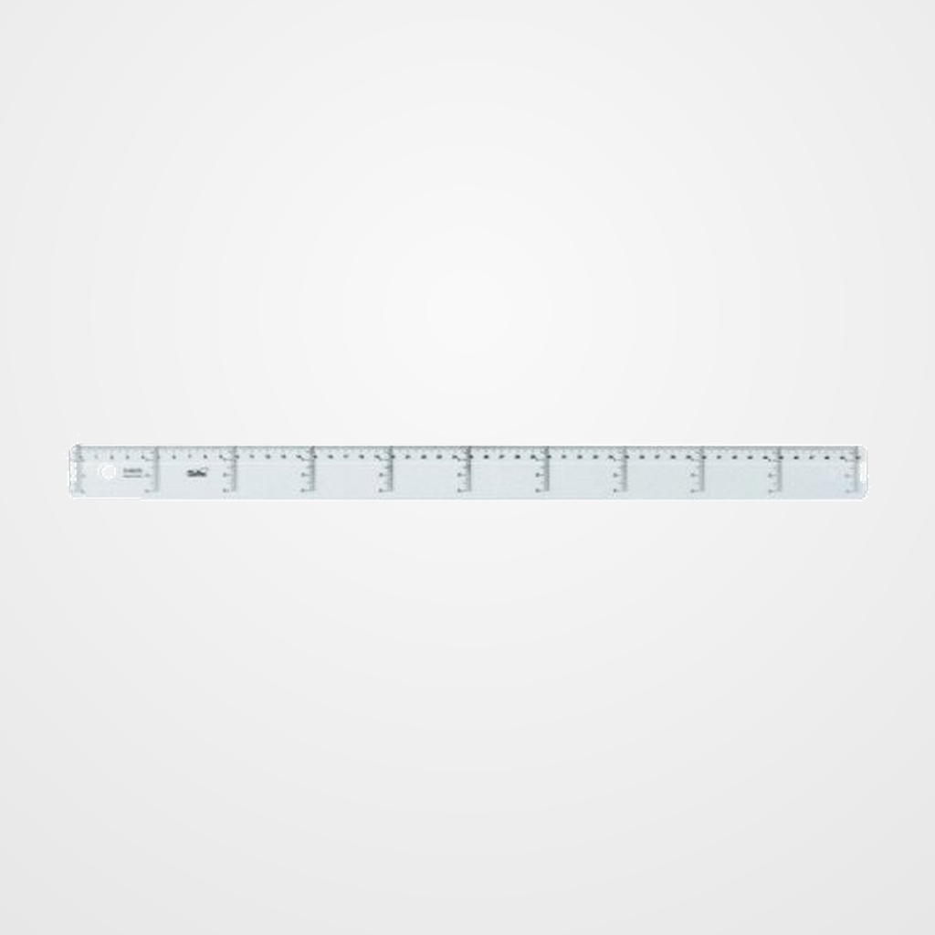 REGLA CRISTAL SAFTA 50 CENTIMETROS