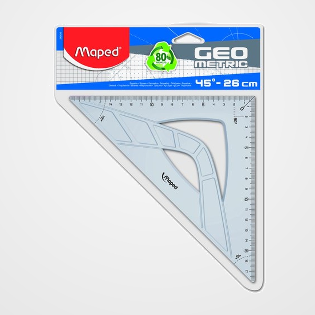 ESCUADRA GEOMETRIC MAPED 26 cm