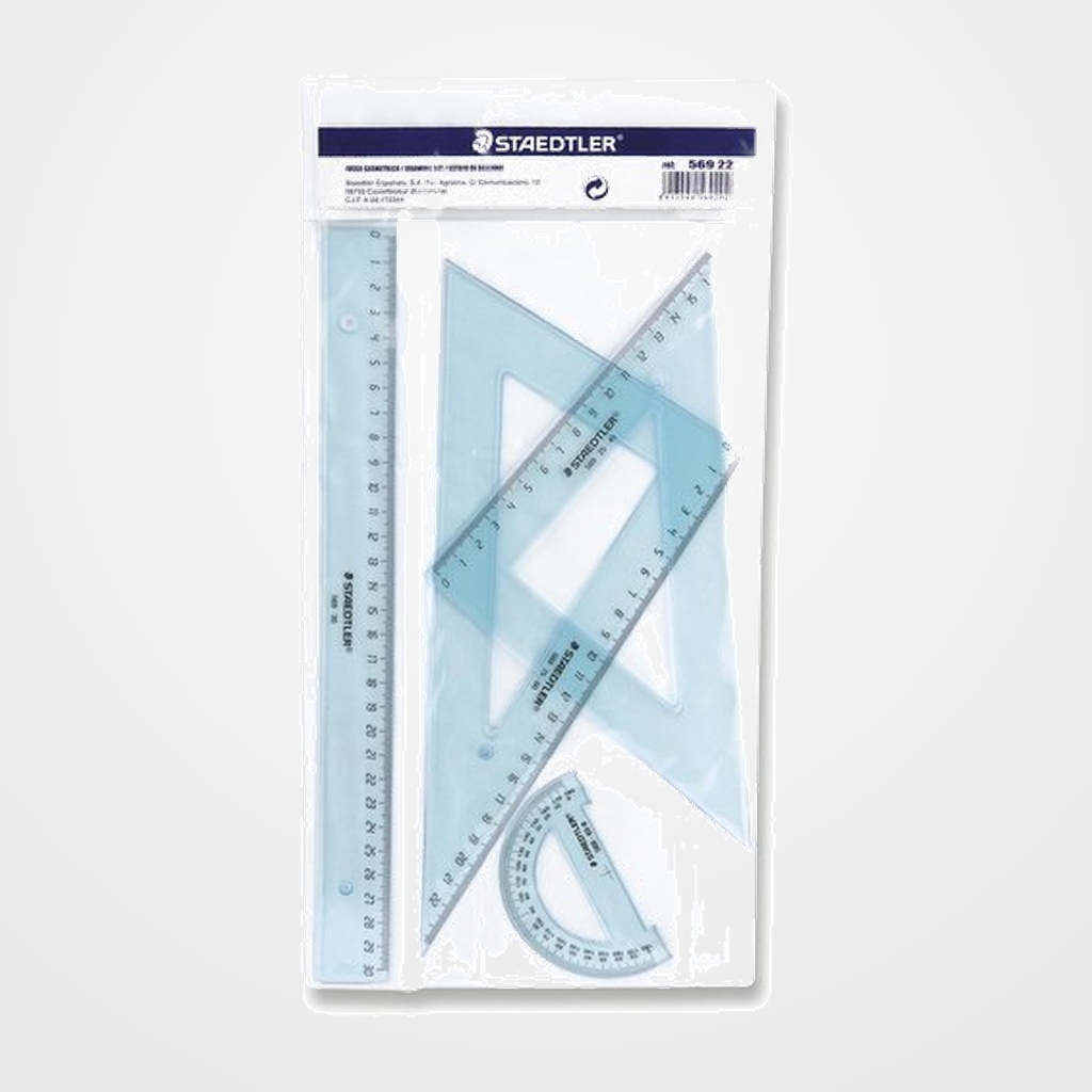 EQUIPO BOLSA REGLA CARTABON DE 30 STAEDTLER