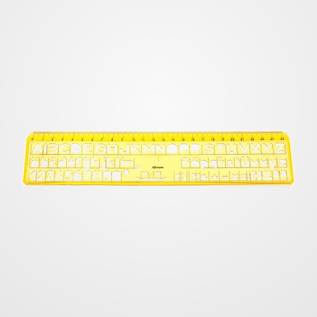 PLANTILLA ESCOLAR de ROTULACION 10mm