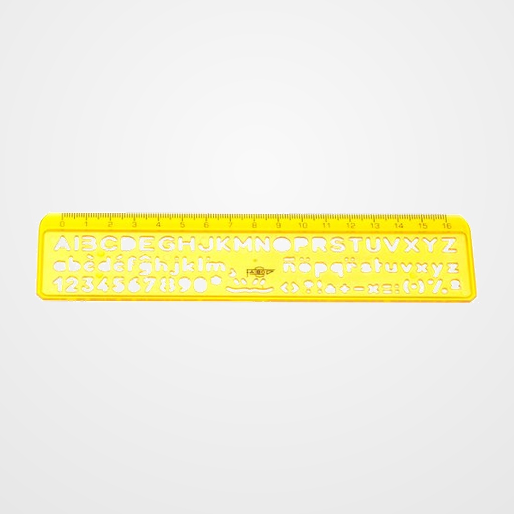 PLANTILLA ESCOLAR de ROTULACION 6mm